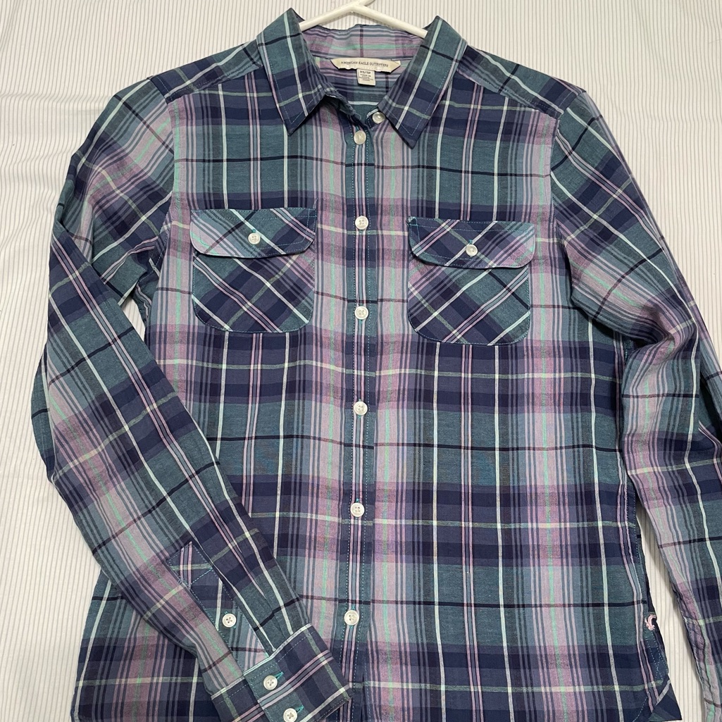 America Eagle Button Down